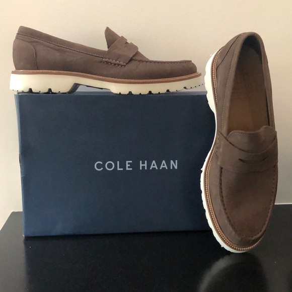 Cole Haan American Classic Penny Loafer- Men's 10 1/2 - NWT- Brown - Picture 2 of 14